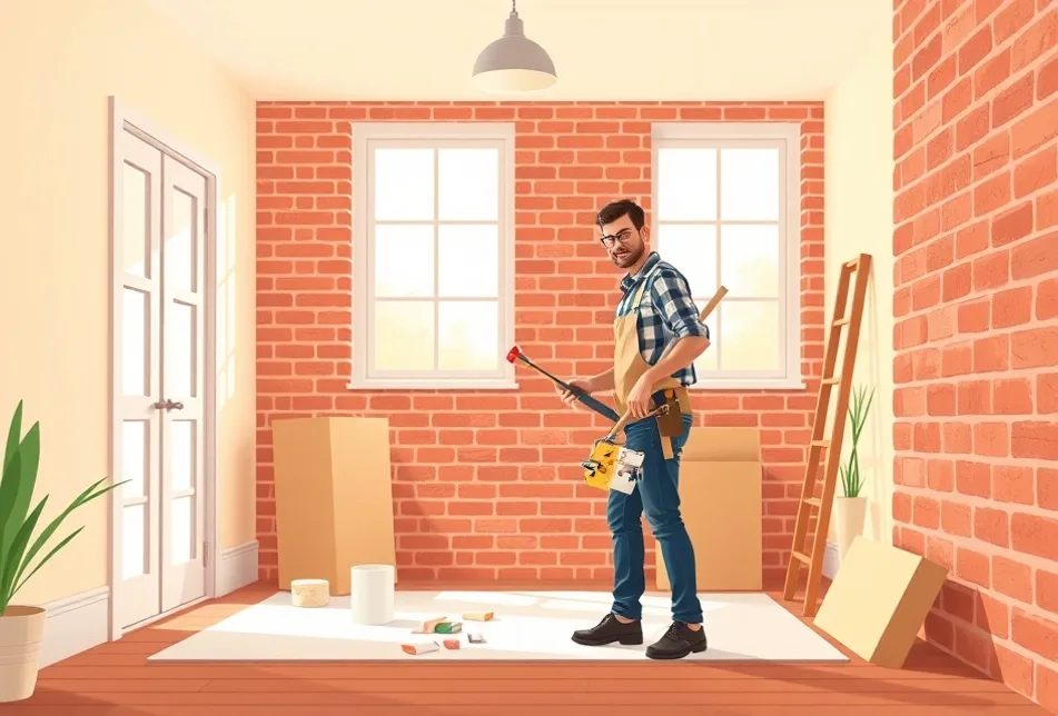 Intérieur rénové après travaux de peinture à Saint-Gaudens